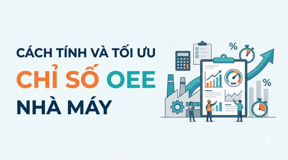 Cách tính và tối ưu chỉ số OEE (Overall Equipment Effectiveness) nhà máy