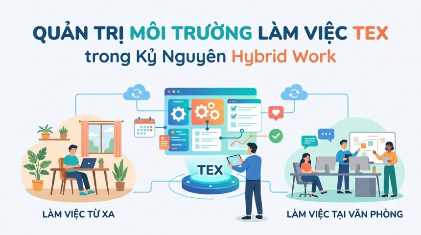 Quản lý môi trường làm việc TEX trong kỷ nguyên Hybrid Work