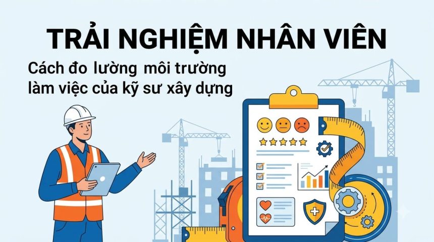 Trải nghiệm cảm xúc nhân viên: Cách đo lường môi trường làm việc cho kỹ sư công trình