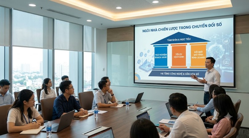 Ngôi nhà chiến lược trong chuyển đổi số