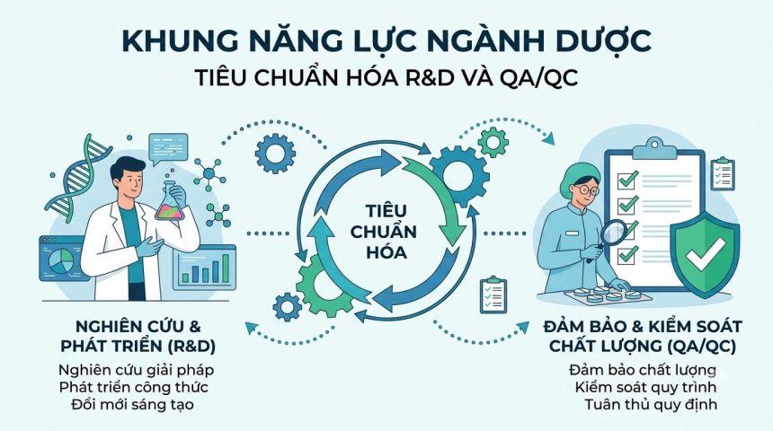 Khung năng lực ngành dược phẩm: Chuẩn hóa R&D và QA/QC