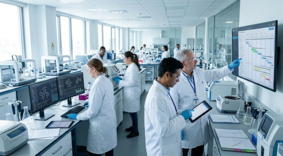 Quản lý thực hiện dự án R&D sản phẩm dược trên phần mềm
