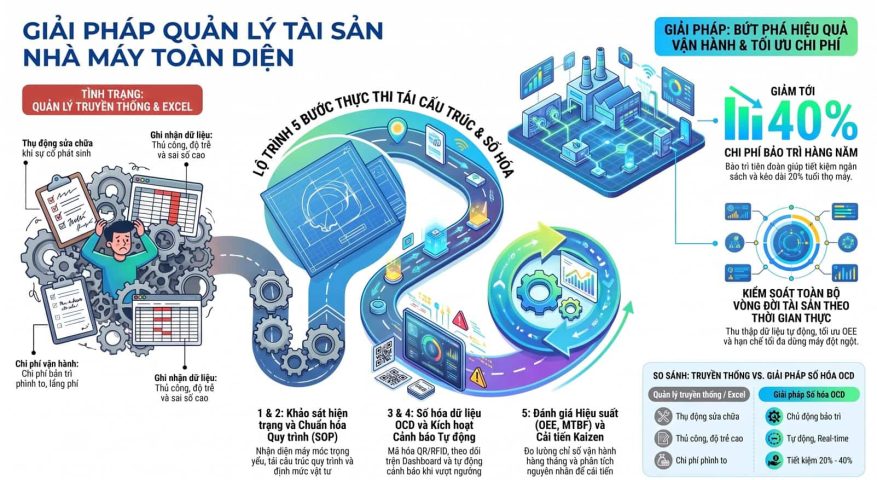 Giải pháp quản lý tài sản nhà máy toàn diện