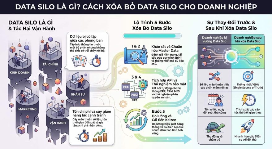 Data silo là gì? Cách xóa bỏ data silo