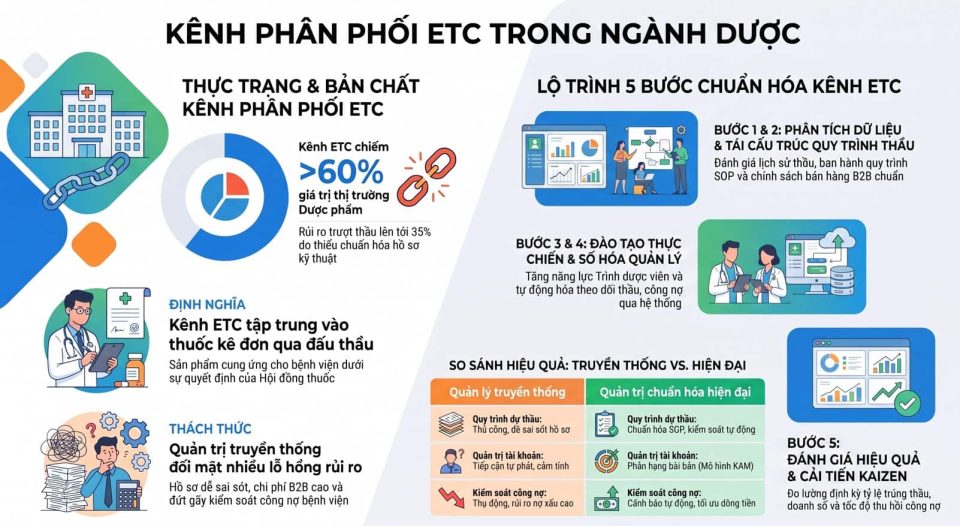 Kênh phân phối ETC trong ngành dược