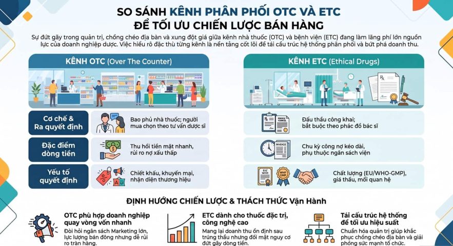 So sánh kênh phân phối OTC và ETC để tối ưu chiến lược bán hàng