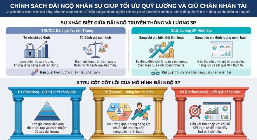 Chính sách đãi ngộ nhân sự giúp tối ưu quỹ lương và giữ chân nhân tài