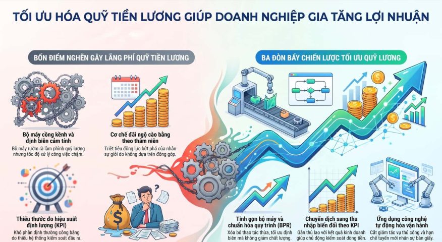 Tối ưu hóa quỹ tiền lương giúp doanh nghiệp gia tăng lợi nhuận