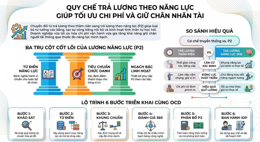 Quy chế trả lương theo năng lực giúp tối ưu chi phí và giữ chân nhân tài