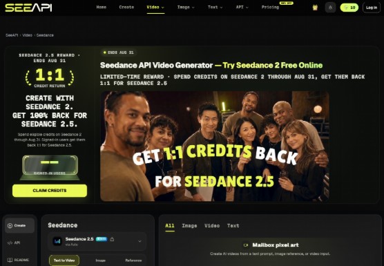 Seedance API Video Generator
