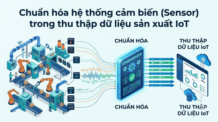 Chuẩn hóa cảm biến IoT sản xuất: Nền tảng dữ liệu nhà máy thông minh