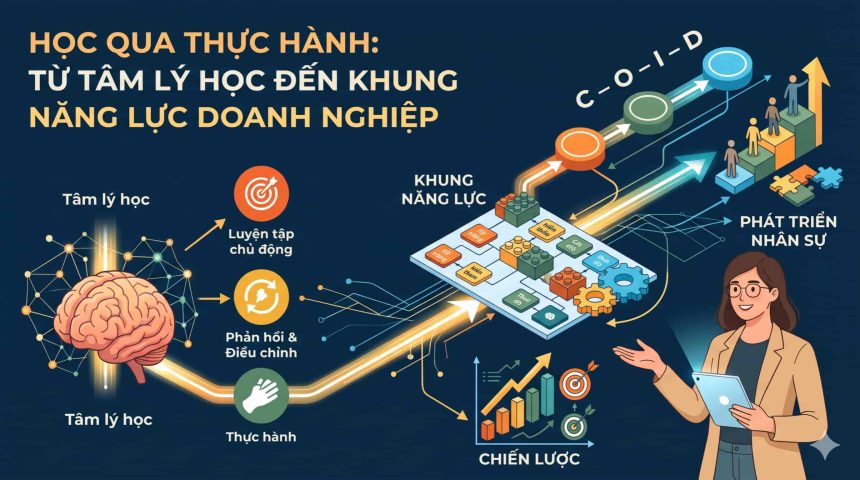Học qua thực hành: Từ tâm lý học đến xây dựng khung năng lực doanh nghiệp