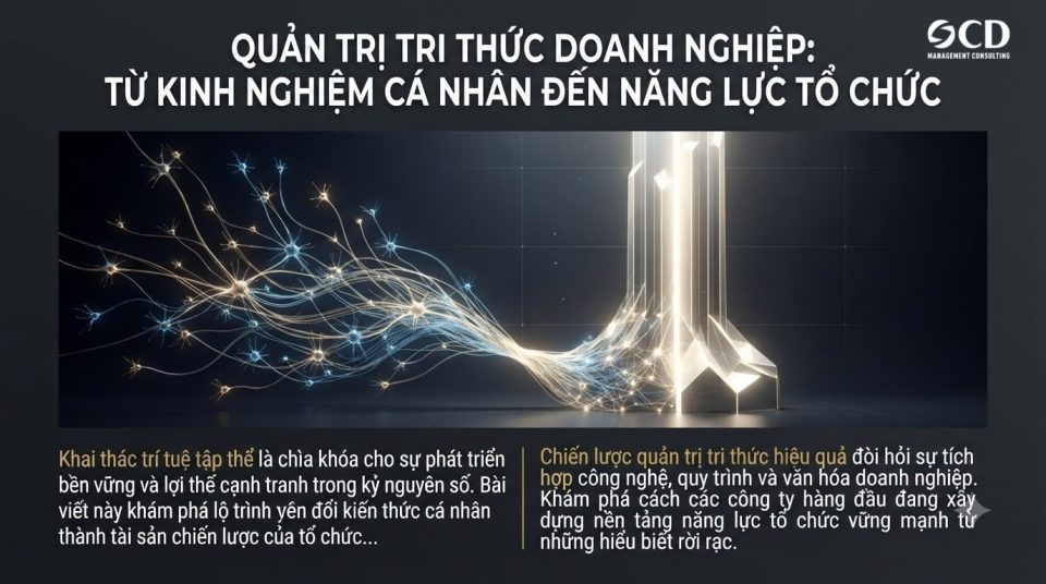 Quản trị tri thức doanh nghiệp: Từ kinh nghiệm cá nhân đến năng lực tổ chức