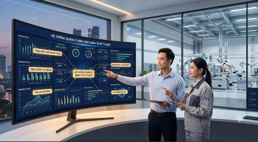 Ứng dụng công nghệ tính đoán định mức kinh tế kỹ thuật