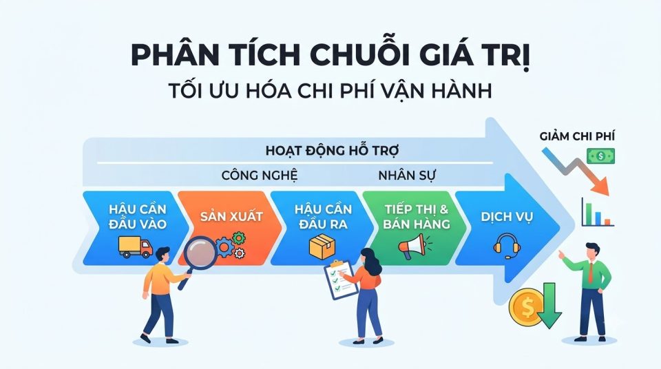 Kỹ thuật phân tích Chuỗi giá trị (Value Chain Analysis) tối ưu chi phí vận hành
