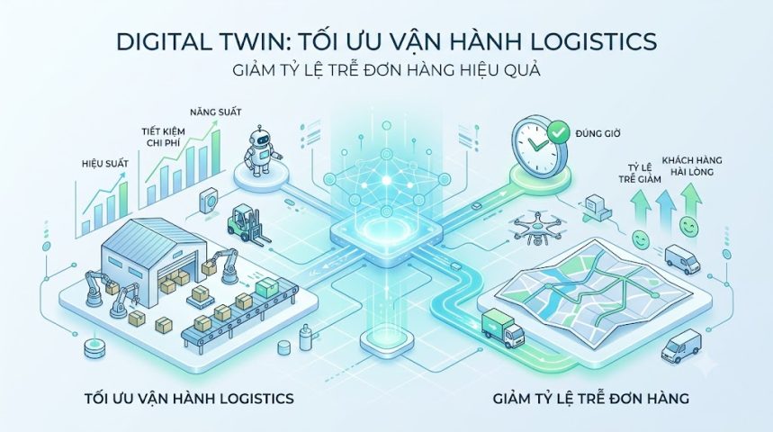 Digital Twin tối ưu vận hành logistics
