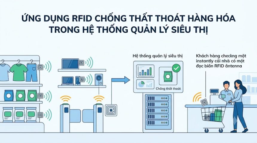 RFID chống thất thoát tại siêu thị