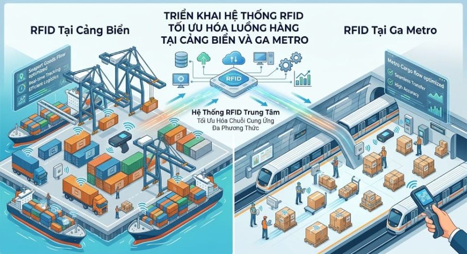 Triển khai hệ thống RFID tại cảng biển