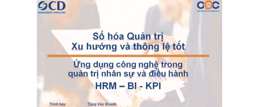 Bài trình bày 04 - Chuyển đổi số trong quản lý nhân sự và điều hành